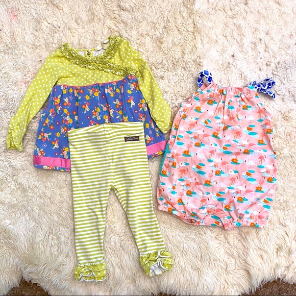 Matilda Jane Set & Romper 18/24m